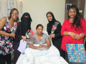 LHS girls with patient